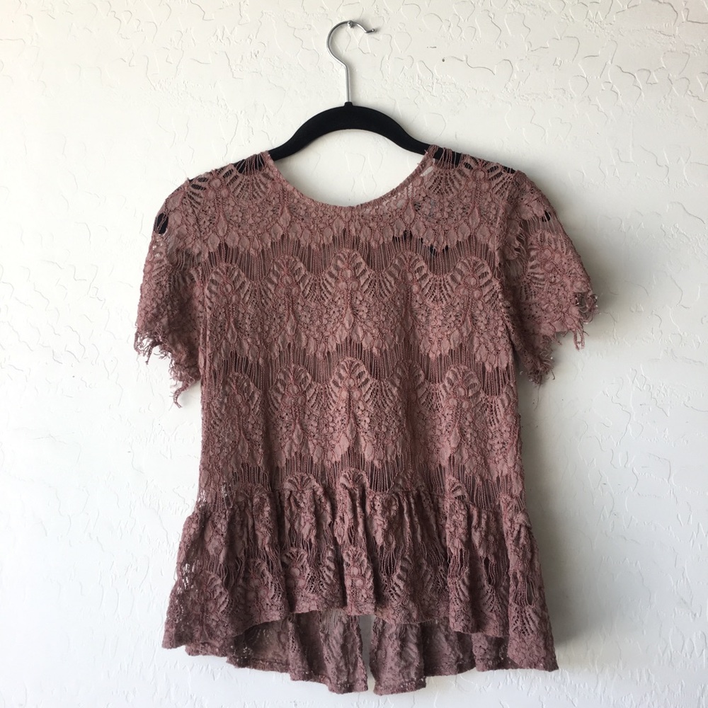See Through Lacy Top